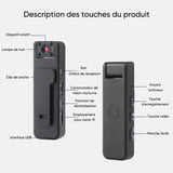 Enregistreur vidéo et audio 2-en-1 Ultra HD pour le sport
