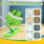 Recharges de tampons pour balai à franges en chenille à usage domestique