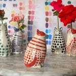 Vase pour chat à pois