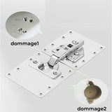 Jeu de charnières pour portes d'armoires