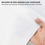 Serviette de bain désinfectante à usage unique