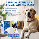 Ensemble diffuseur de phéromones apaisantes pour animaux (versions chat et chien)