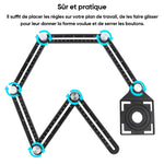 Règle de mesure à angles multiples
