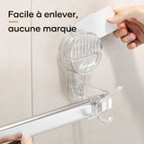 Porte-serviettes à ventouses