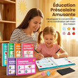 Cahier d'écriture à rainures réutilisable
