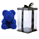 fleur cadeau ours rose