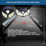 Lampe Solaire Extérieur Étanche 100 LED