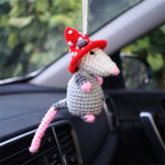 Breloque souris amusante pour voiture