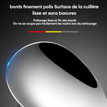 Cuillère à riz antiadhésive en acier inoxydable épaissi