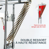 Porte-canne à pêche automatique à ressort