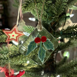 Décoration en verre pour l'arbre de Noël