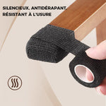 Pieds de table antidérapants silencieux