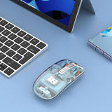 Souris sans fil Bluetooth transparente
