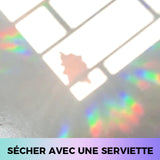 PVC animal coloré autocollant anti-collision pour vitres(6 pcs)