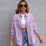 Veste Denim à Coupe Relaxante