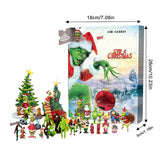 Calendrier de Noël du monstre vert