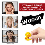 Boîte de Noël de canard jaune