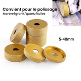 Rectifieuse diamantée rainurée à sec sous vide à bord droit