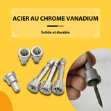 Embouts de Tournevis à Positionnement Magnétique(5pcs)