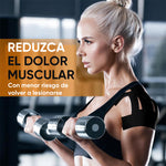 Cinta kinesiológica para aliviar el dolor de hombro