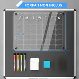 Calendrier acrylique magnétique
