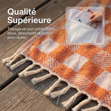 Sac de plage et serviette 2-en-1