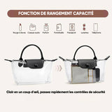 Sac à main en PVC transparent