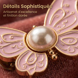 Boucle de taille papillon perle