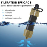 Mini-filtre à eau pour l'extérieur