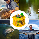 Hameçons de pêche en tandem anti-enchevêtrement avec organisateur