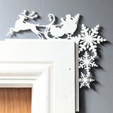 Décoration du cadre de porte Jésus de Noël