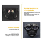 Masque de casque d'horreur de crâne