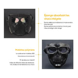 Masque de casque d'horreur de crâne