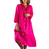 Robe simple, décontractée et ample