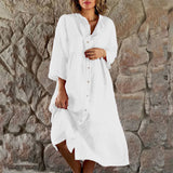 Robe simple, décontractée et ample