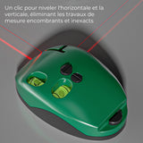 Niveau à bulle à angle droit infrarouge de haute précision