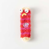 Chaussettes excentriques 3D en velours corail