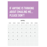 Calendrier 2024 Adulting is hard