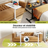 Table élévatrice pneumatique à roues cachées