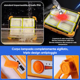 Lumière extérieure solaire portative