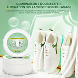 Crème de nettoyage portable pour chaussures blanches