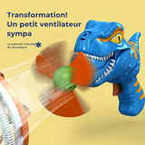 Pistolet à bulles à coussin de vent dinosaure