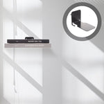 Bibliothèque invisible en acier inoxydable