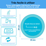 Coussin détecteur d'eau pour animaux de compagnie