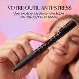Stylo de décompression géométrique