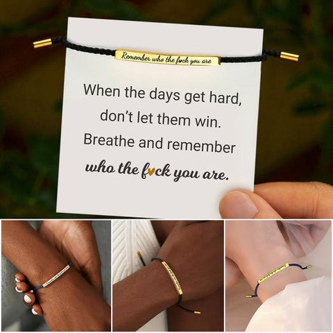 Bracelet Inspire tressé et ajustable
