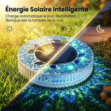 Lampes solaires à disque mosaïque