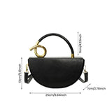 Sac à main pour femme, couleur unie, tendance