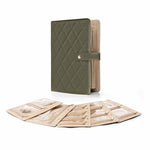Livre de rangement portable pour bijoux en cuir de luxe