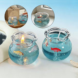 Bougie parfumée mini aquarium à bulles